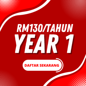 YURAN PENDAFTARAN TAHUNAN (YEAR 1)