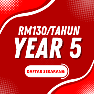 YURAN PENDAFTARAN TAHUNAN (YEAR 5)