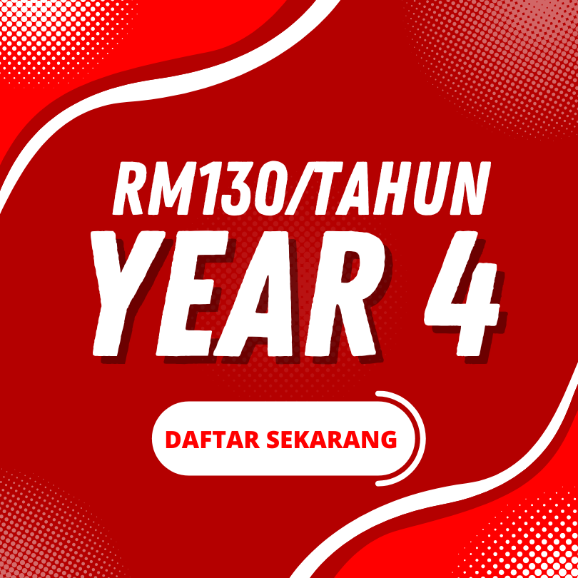 YURAN PENDAFTARAN TAHUNAN (YEAR 4)