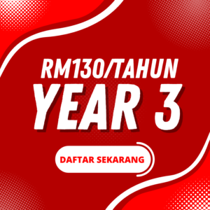 YURAN PENDAFTARAN TAHUNAN (YEAR 3)