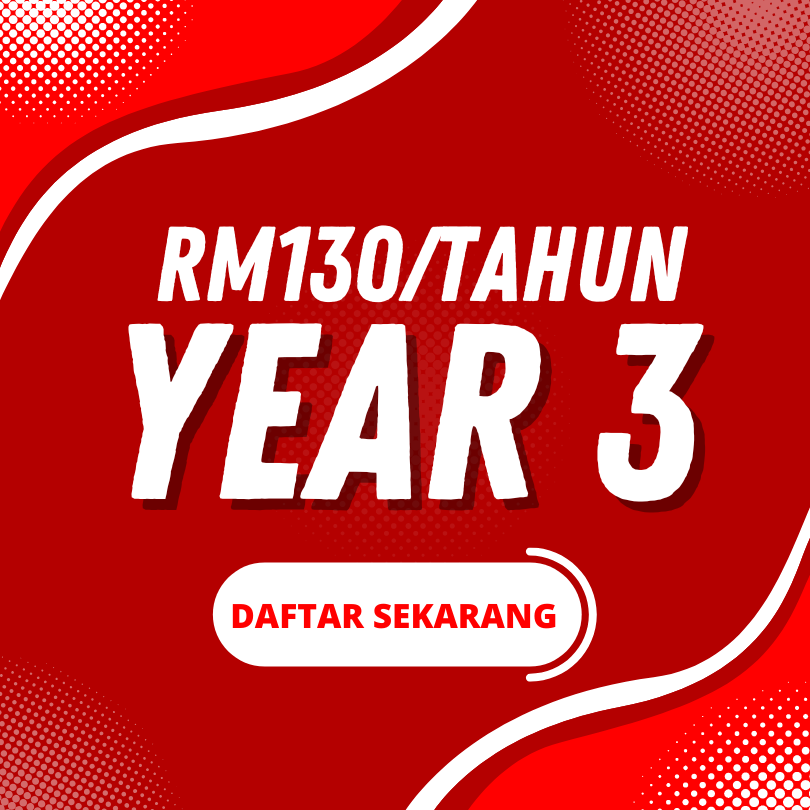 YURAN PENDAFTARAN TAHUNAN (YEAR 3)